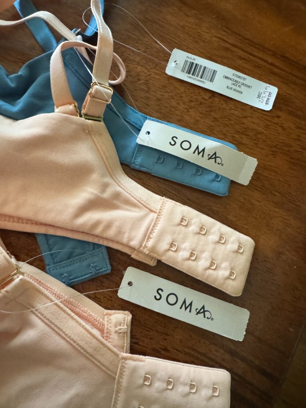 Three Embraceable Perfect Coverage Bra with Crochet Lace from Soma - Picture 3 of 4
